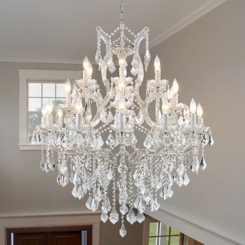 Jayson 24 - Light Chandelier, Sliver