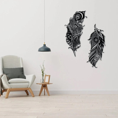 Handmade Boho Fantasy & Sci-Fi Wall Decor on Metal