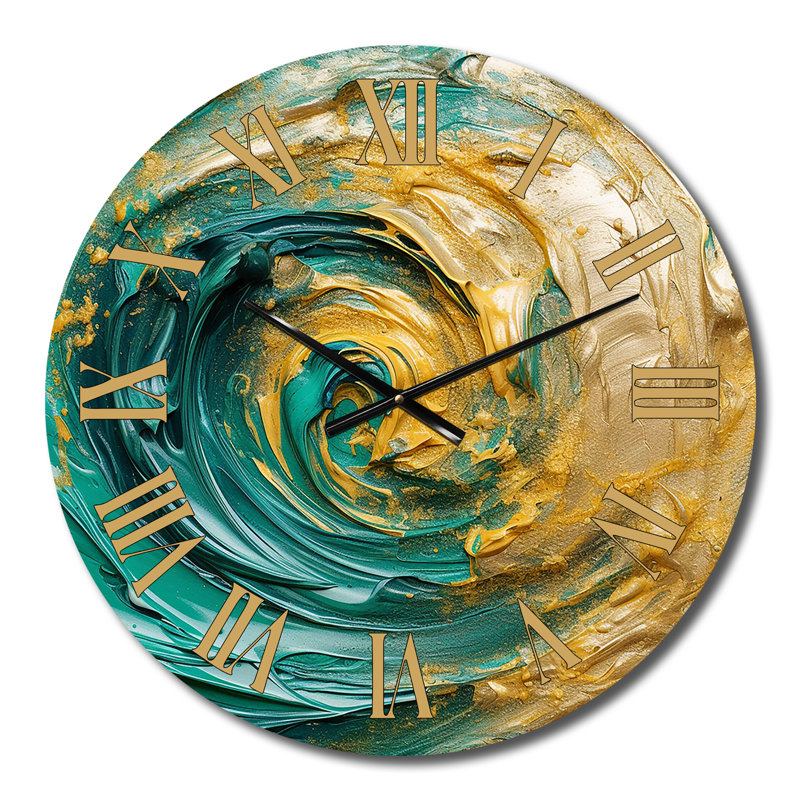 Horloge murale Golden Ocean, Petit