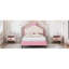 Lit princesse en cuir PU avec tête de lit-1840898416
