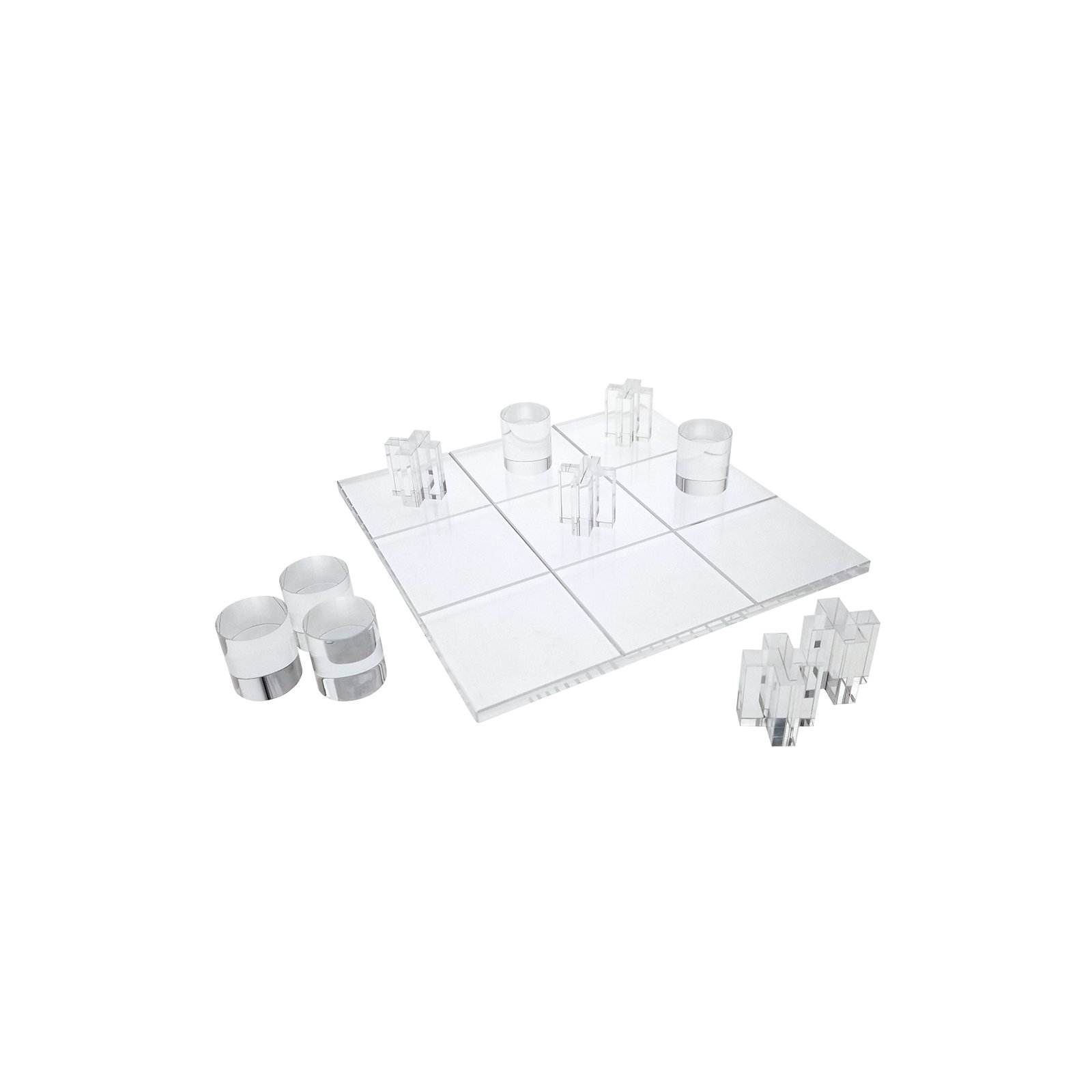 Ondisplay 3D Luxe Acrylic Tic Tac Toe