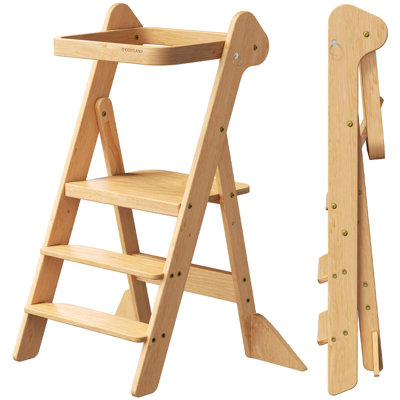  Tabouret de cuisine pour enfant pré-assemblé et pliable pré-assemblé