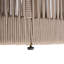 Table d'appoint en bois avec corde pour patio et cour - élégance rustique, support de 175 lb, mobilier d'extérieur à assemblage rapide, hauteur de 18,42 po, idéal-1064992899-1064992900