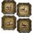4-Piece Hand painted Duck Plate Set