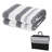Durable Camping mats in Grey with White Edge Outdoor Rugs Reversible Waterproof mat-443146819