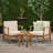 Bevelyn Acacia 2 - Person Patio Conversation Set with Cushions-1094238158