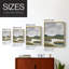 Salt Marshes II, reproduction encadrée - bois massif-959720131-959720140