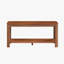Table basse à 2 niveaux en bois avec tablette de rangement Arc Corner-960118013