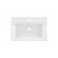 Lavabo console Claire en céramique 24 po avec pieds chromés Claire-749142778