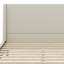 Lit plateforme tapissier moderne avec tête de lit à oreilles et pieds en bois-2105454812-2105454814
