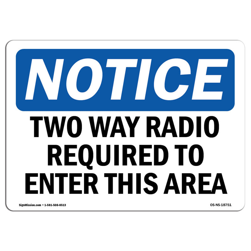 Notice Sign
