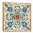 Toile avec cadre flottant or