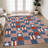 Machine Washable Indoor/Outdoor Chantille ACN2848 Americana Rug-274542327