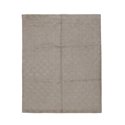 Tapis gris tissé à la main de haute qualité