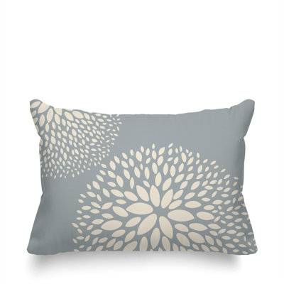 Bavaria Floral Spun Polyester Indoor/Outdoor Throw Pillow