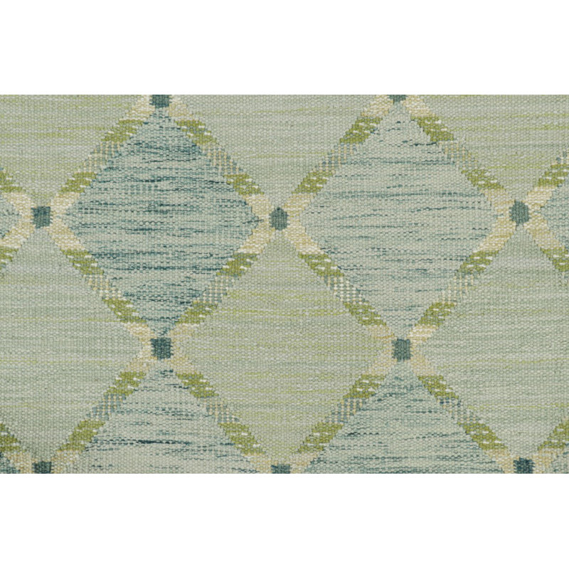 Scandinavian Wool Geometric Area Rug, Rectangle 14' x 20'
