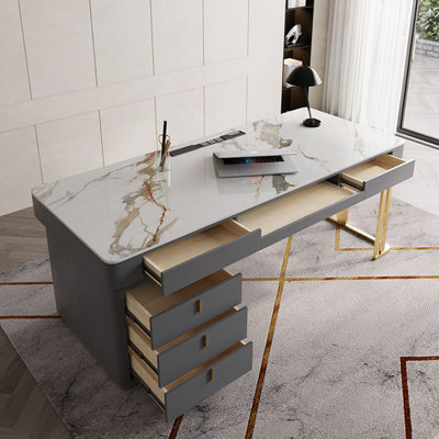 Bureau moderne et simple à tiroir
