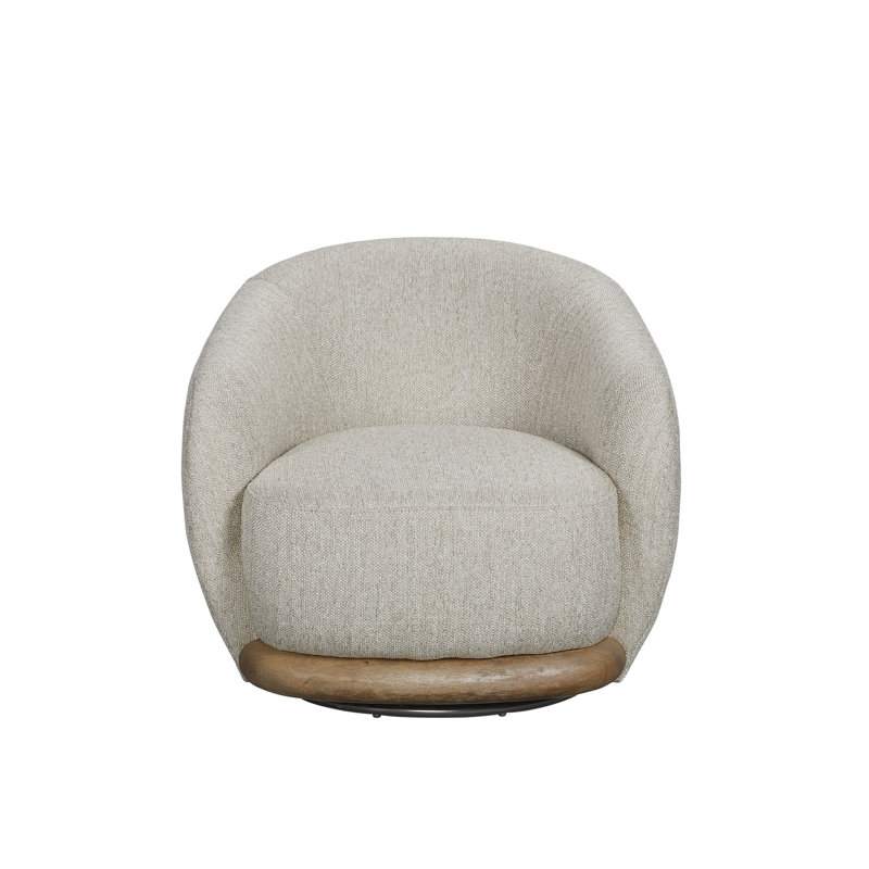 Chaise pivotante en bois - plume d'Amazonie