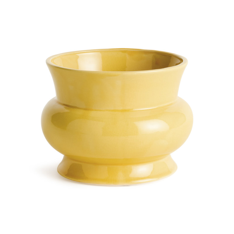 Ninnekah POT, 7.25", Yellow