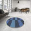 Tapis mauve/bleu à motifs-973200452