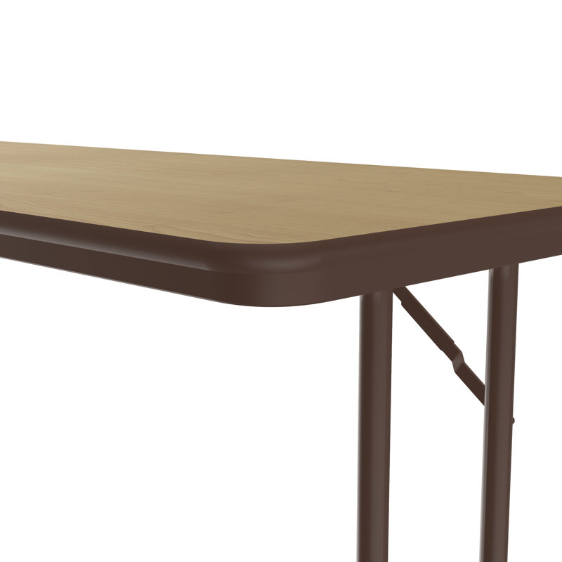 Table de formation à hauteur fixe et fixe à hauteur fixe avec panneaux de particules, H 29 po x L 72 po x l 24 po, Chêne