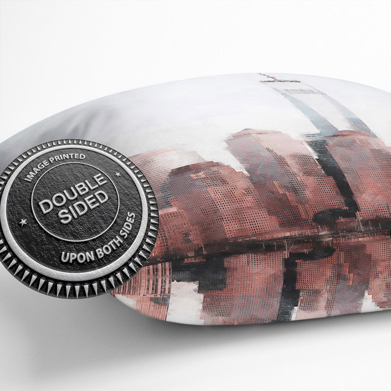 Square Throw Cushion, 55cm H x 55cm W x 20cm D