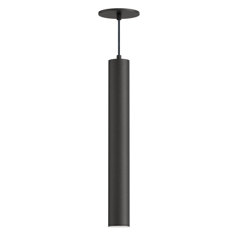 Calibro-Outdoor Pendant, 20" H x 2.5" W x 2.5" D, Black