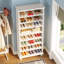 Armoire de rangement pour chaussures 30 paires avec éclairage DEL-1041531378