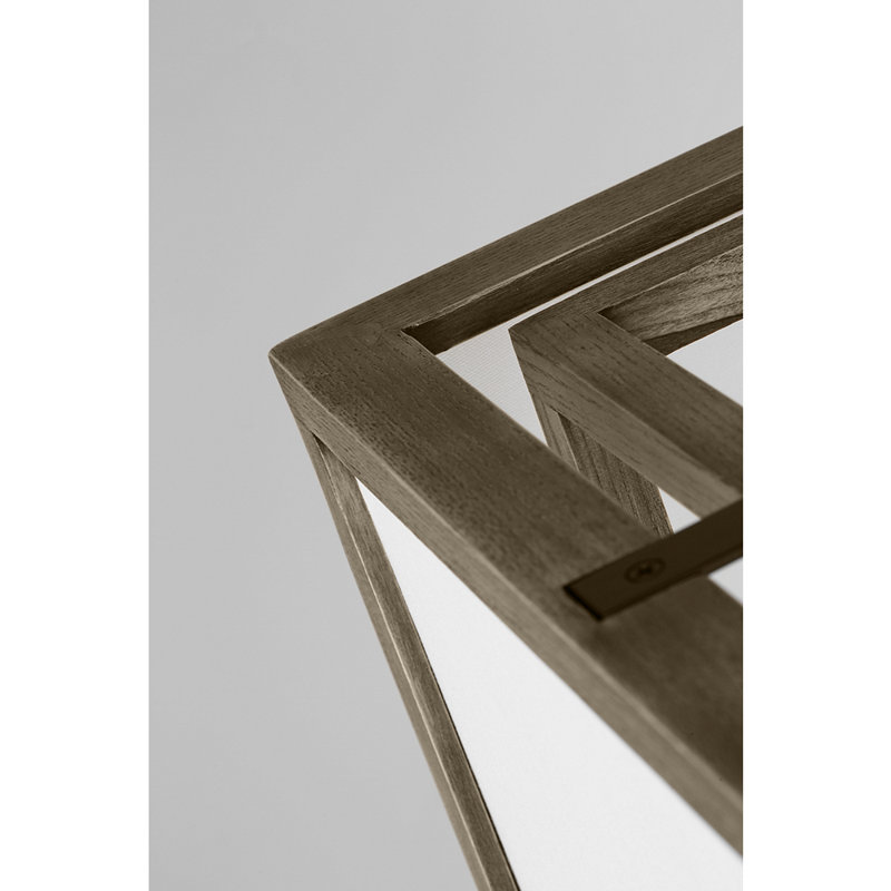 Lustre rectangulaire à 4 lumières Vadim, H 25 po x l 16,5 po x P 16,5 po