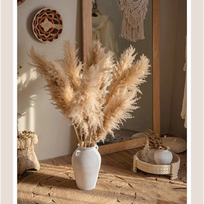 Natural Reed Stem 10 Stem Set 51" Tall