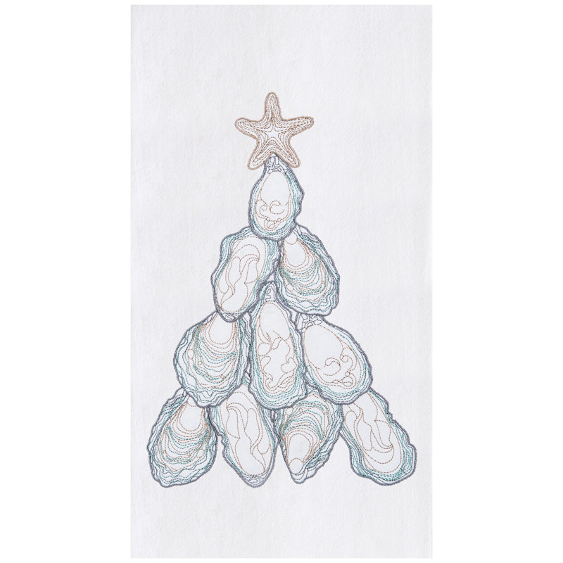 Débarbouillette à imprimé graphique pour la cuisine et la salle de bain Oyster Tree