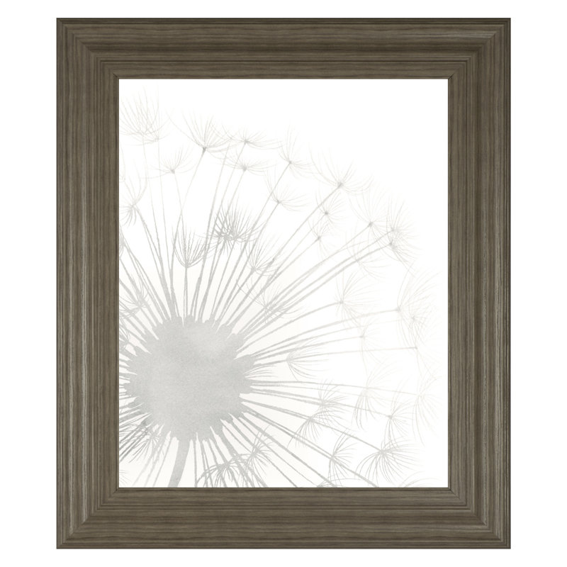 Art mural Silver Breeze - 22 po x 26 po - Cadre en bois naturel