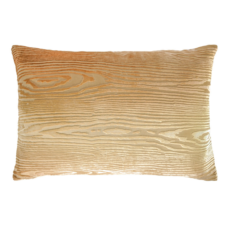Woodgrain Mini Rectangle Velvet Pillow Cover & Insert, Thistle