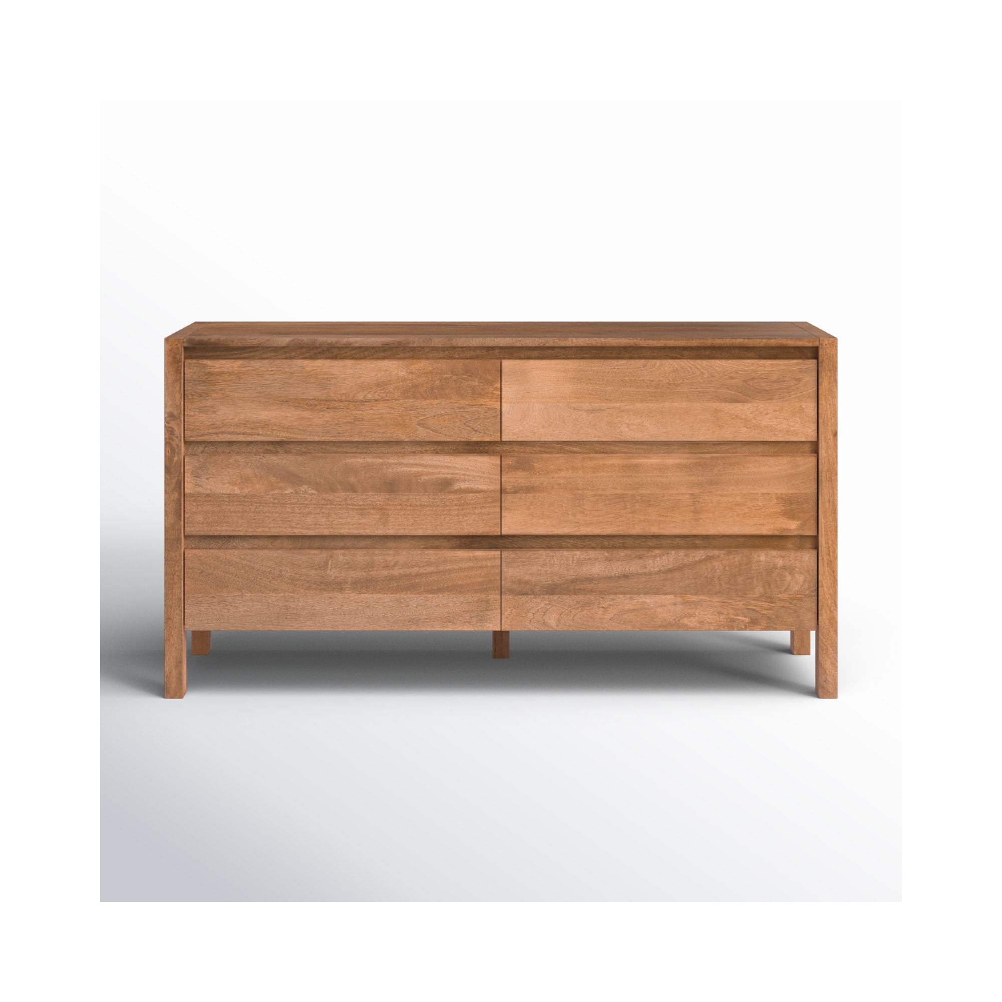 Stills 6 - Drawer Double Dresser, Mid Tone Honey