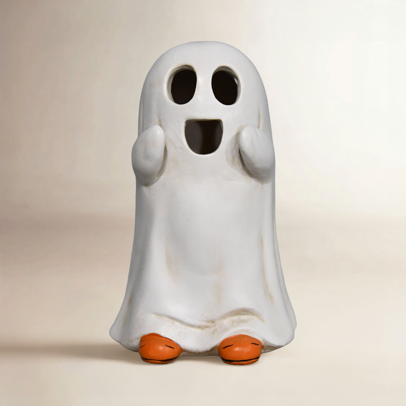Figurine fantôme d'Halloween à DEL 6 po