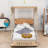 Wooden Car-Shaped Platform Bed with Pillows-1575108254