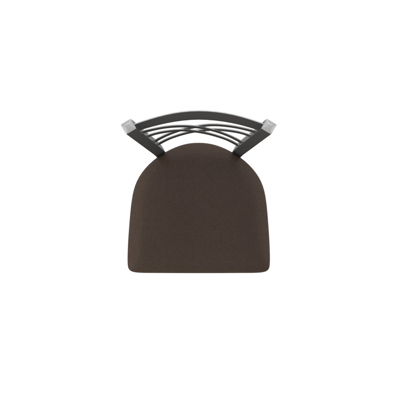 Tabouret pivotant 820 Catalina, Vinyle - café règne, Très grand (siège d'une hauteur de 36 po), Acier Inoxydable