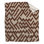 Brown Zigzag Pattern Blankets