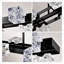 Lustre rectangulaire noir mat à 10 lumières pour salle à manger, luminaire linéaire moderne de style campagnard