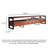 Industrial Solid Wood TV Stand with Drawers