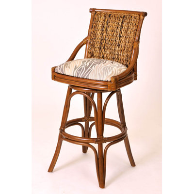 Dastyn Swivel Upholstered Counter Stool