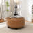 Savinien Upholstered Round Storage Ottoman-873350361