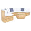 Cabble Wicker 6 - Person Patio Conversation Set with Cushions-903362906