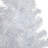 18" x 13" White Glimmer Iridescent Spruce Artificial Christmas Tree - Unlit
