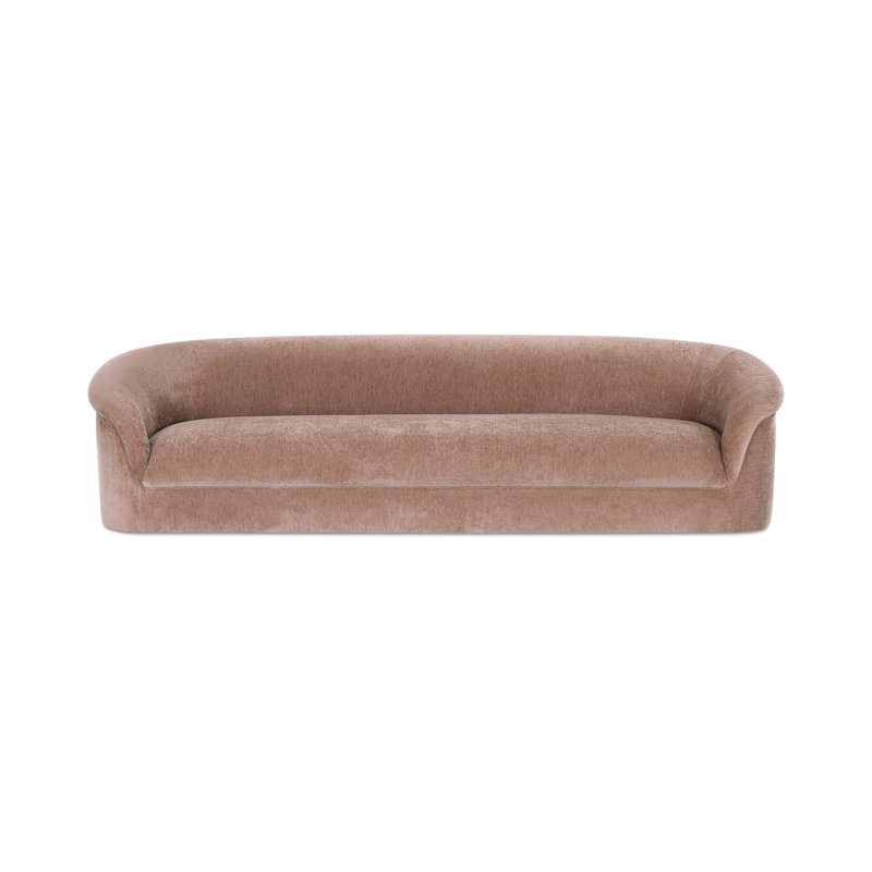 Arthur 109'' Velvet Upholstered Sofa, Pink