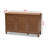Diora Brown Finish 8-Shelf With 2-Door Shoe Storage Cabinet, 27.24" H X 44.31" W X 14.49" D