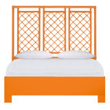 X & Diamond Low Profile Platform Bed
