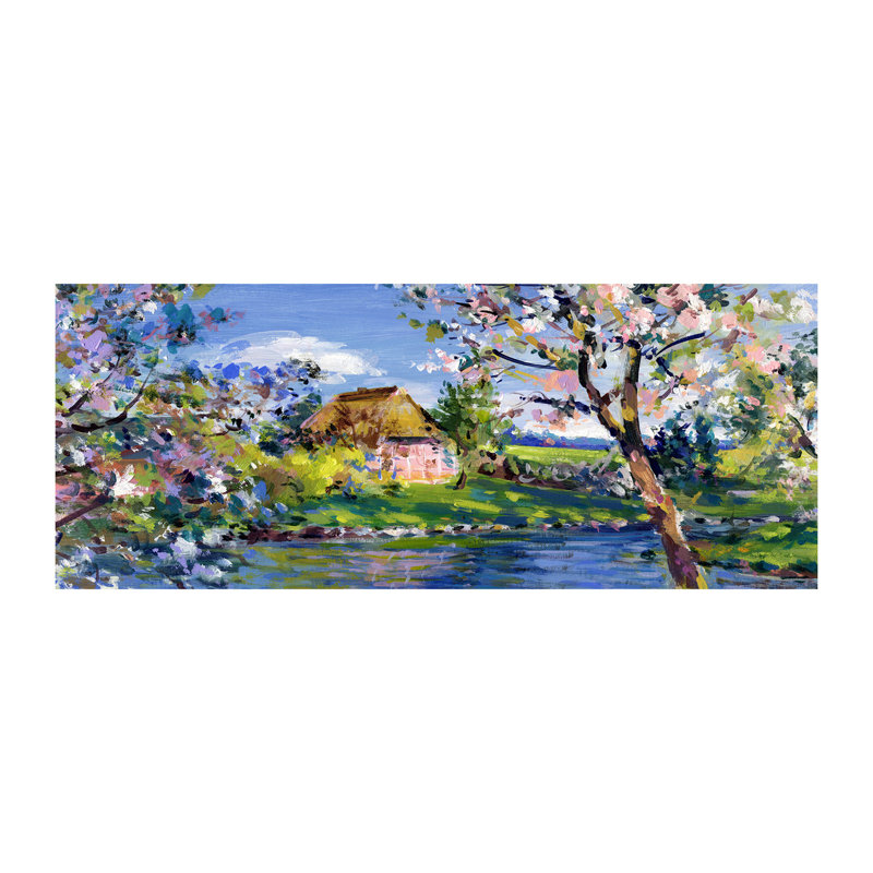 Spring Landscape - No Frame Print on Canvas