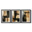 ABSTRACT Series CCDVL - Impression encadrée sur mesure de qualité supérieure - 3 pièces-1125792885-1125792887