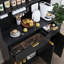 Armoire de cuisine 72,8 "avec tablette à micro-ondes-102830470